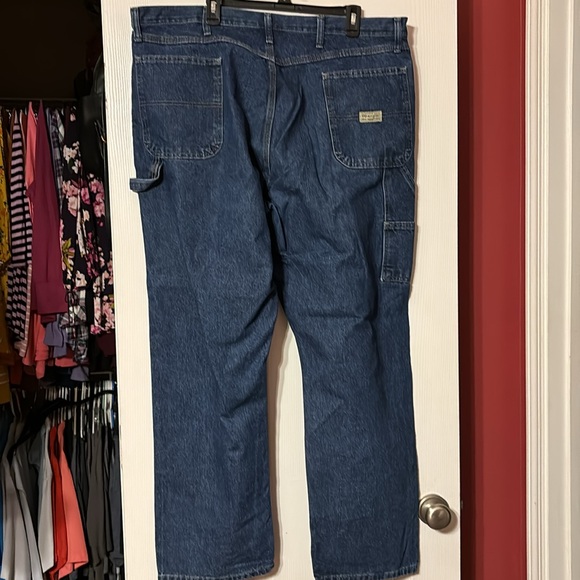 Wrangler carpenter blue  jeans pants size 42 x 32 - Picture 4 of 7